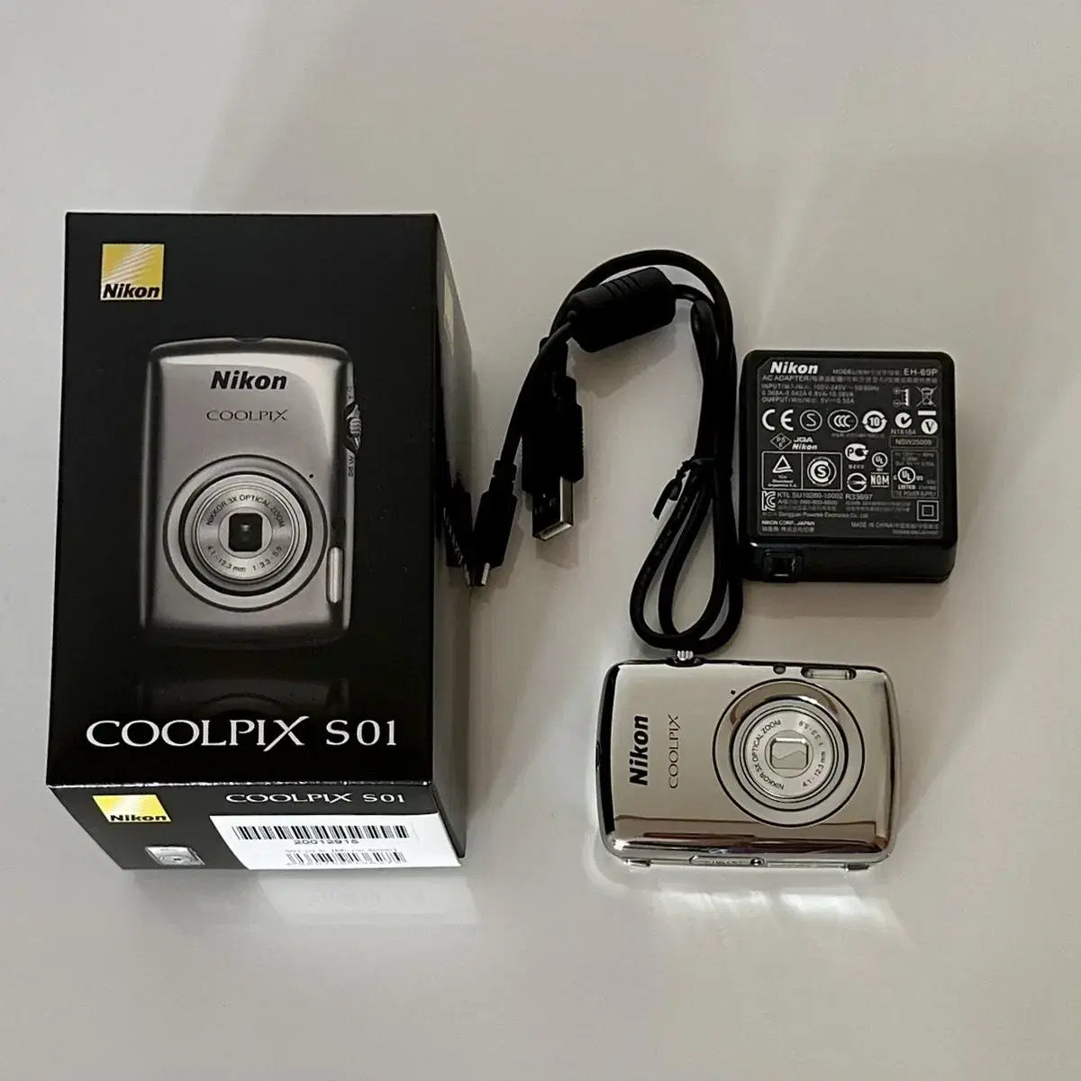 니콘 쿨픽스 S01 실버 Nikon coolpix 빈티지 디카